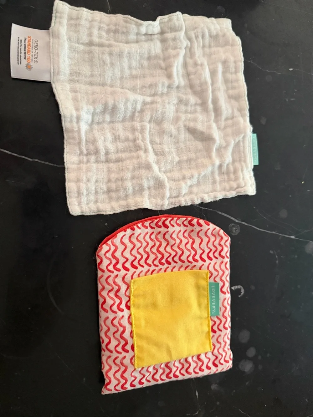 Lovevery Crinkle Bag and Magic Napkin